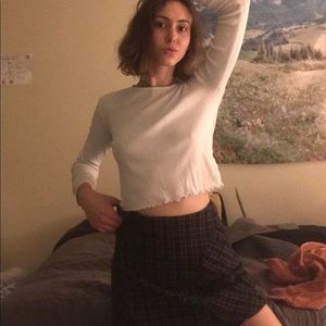 Cropped lettuce trimmed top